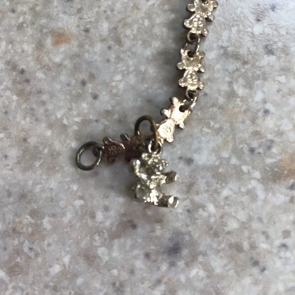 Girls Silver 925 Bear Design Link Bracelet - Picture 9 of 15